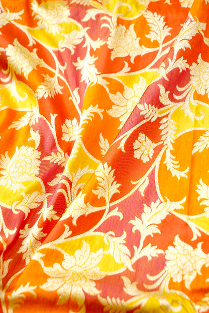 Handloom Banarasi Pure Katan Silk Rangkat Saree