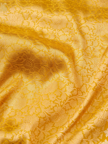 Handloom Banarasi Katan Silk Zari Tanchoi Saree