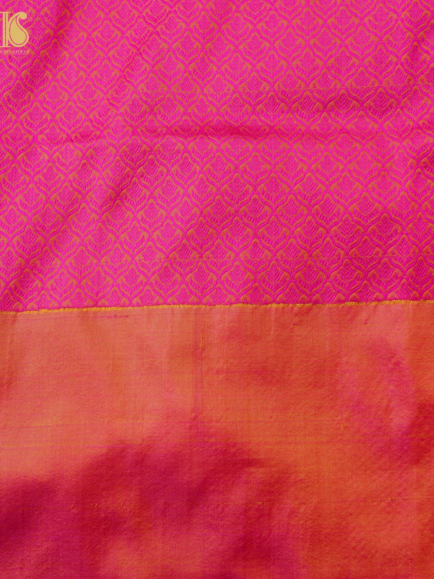 Handloom Banarasi Katan Silk Zari Tanchoi Saree