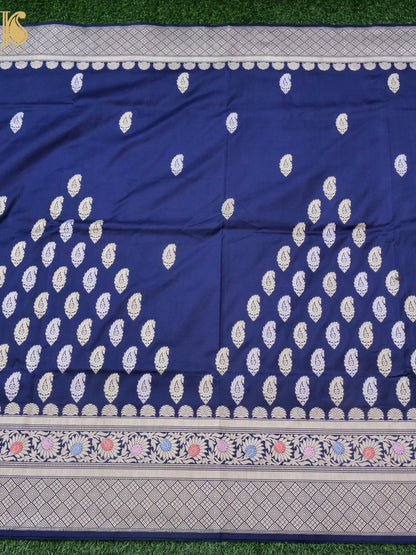 Handloom Banarasi Katan Silk Kadwa Border Saree