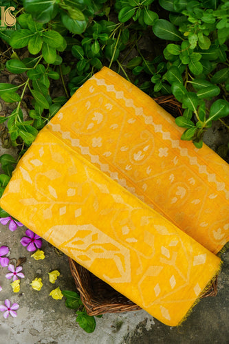 Handloom Banarasi Real Silver Zari Cotton Saree