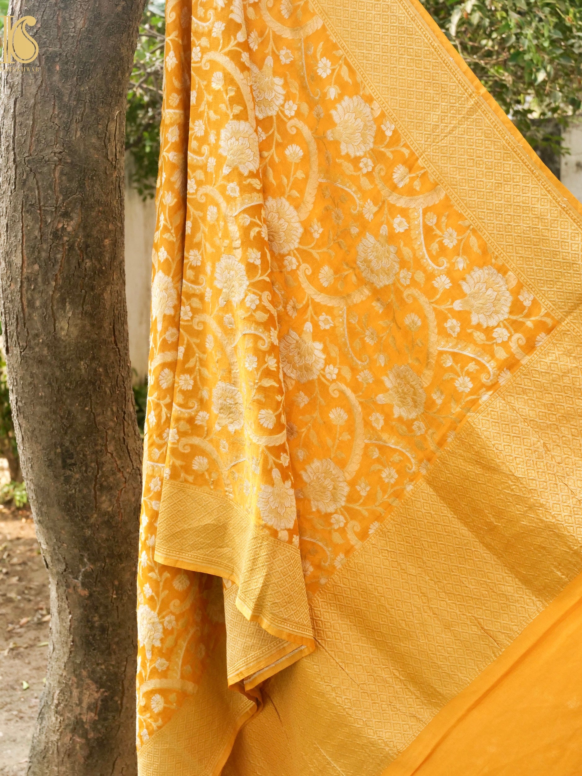 Banarasi Georgette by Tissue Jaal Dupatta