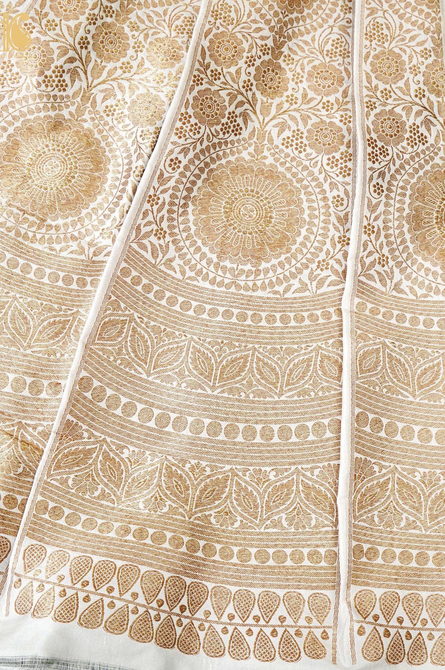 Handloom Banarasi Katan Silk Kalidar Neerja Lehenga