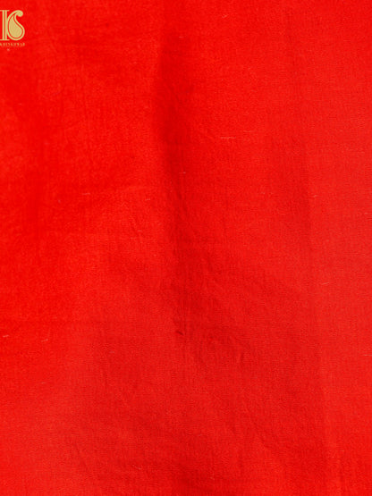 Handwoven Pure Mashru Silk Banarasi Saree