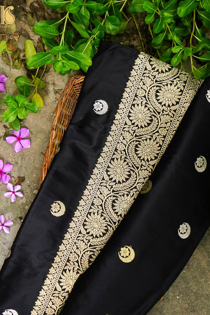Banarasi Katan Silk Handwoven Chaand Boota Saree