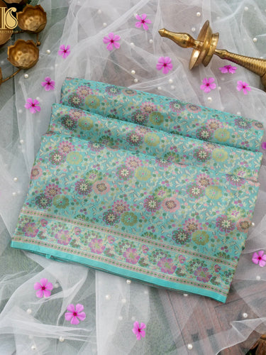 Handloom Banarasi Silk Resham Tanchoi Saree