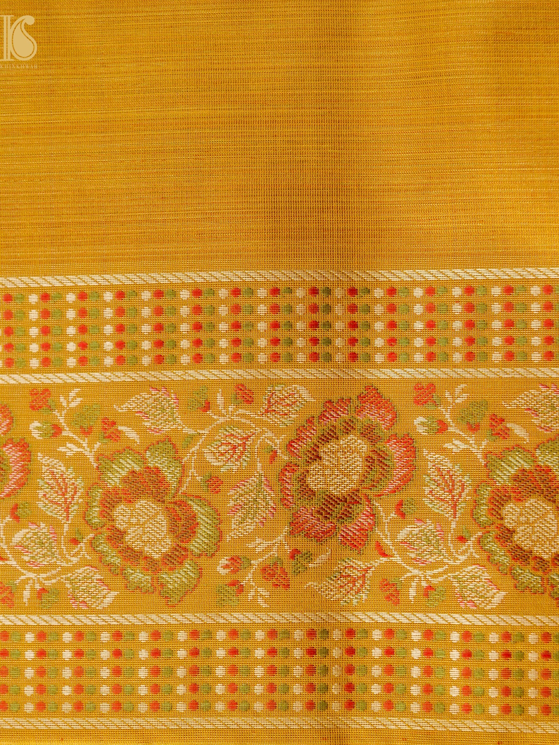 Handloom Banarasi Silk Resham Tanchoi Saree