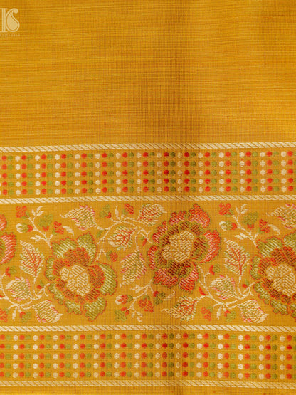 Handloom Banarasi Silk Resham Tanchoi Saree