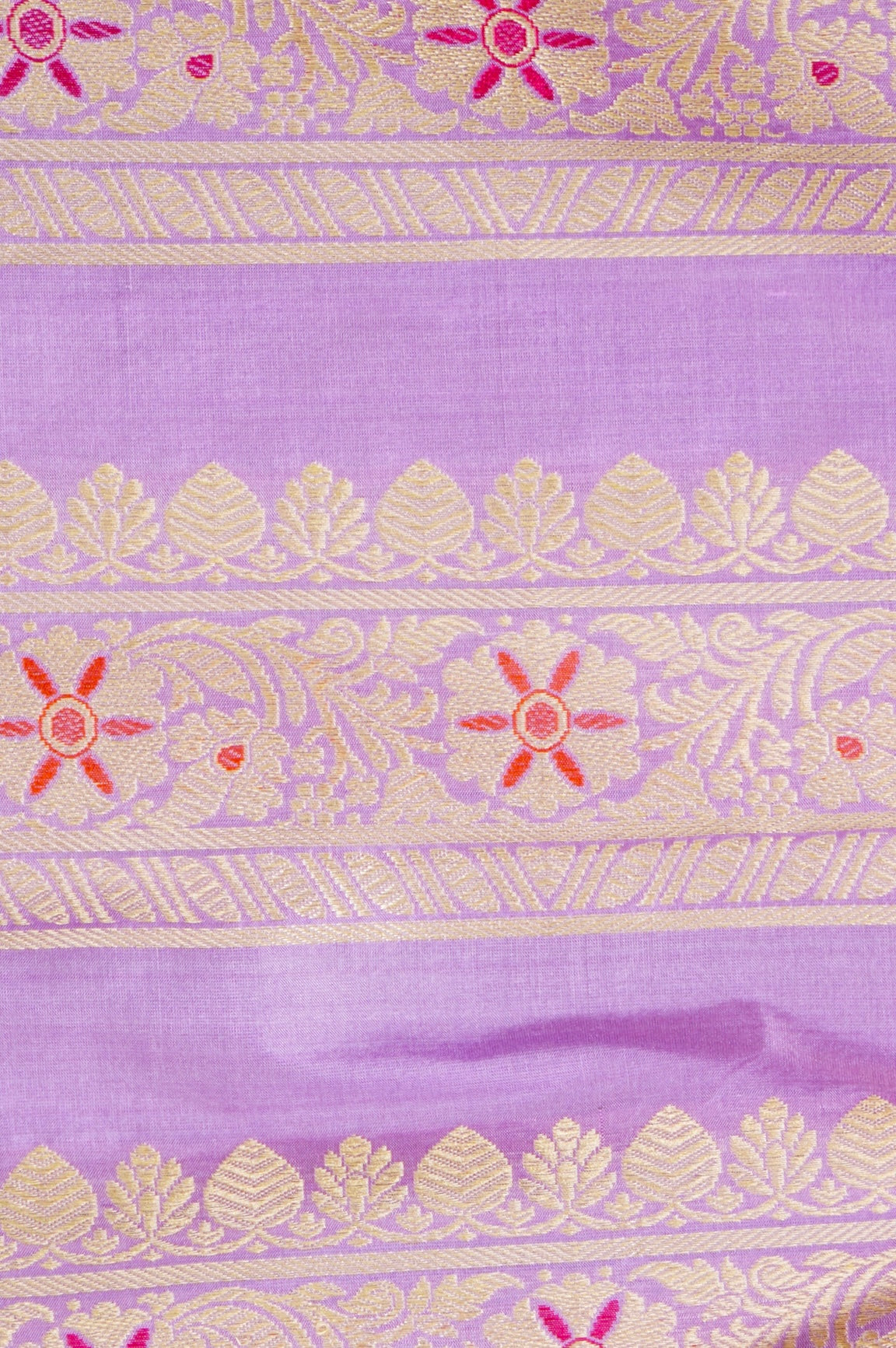 Handloom Banarasi Katan Silk Kalidar Phoolwari Lehenga