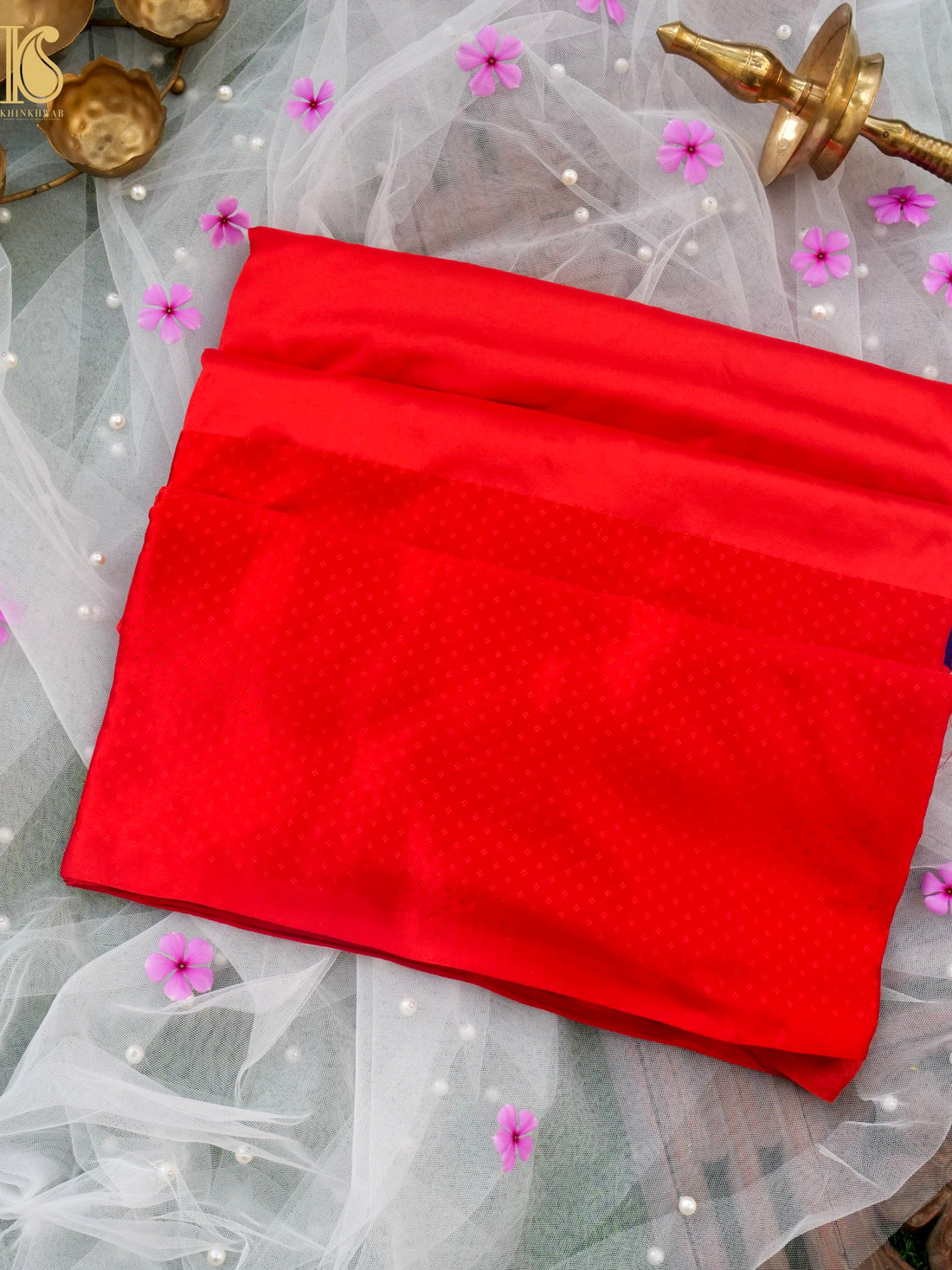 Handwoven Pure Mashru Silk Banarasi Saree