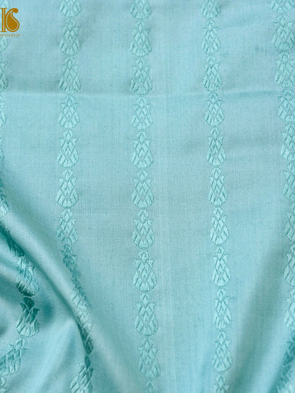 Handloom Banarasi Katan Silk Kadwa Border Saree