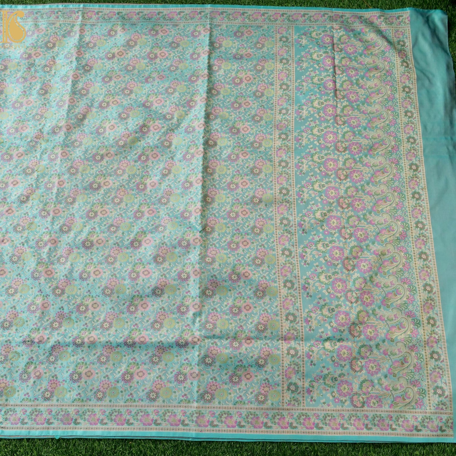 Handloom Banarasi Silk Resham Tanchoi Saree