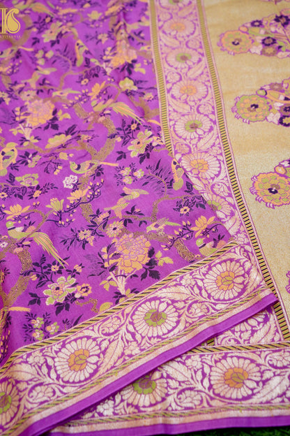 Moonga Silk Meenakari Banarasi Dupatta