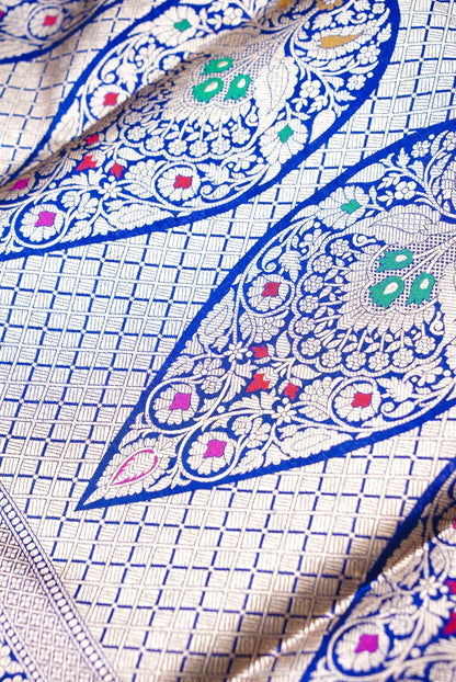 Handloom Banarasi Pure Katan Silk Rangkat Saree