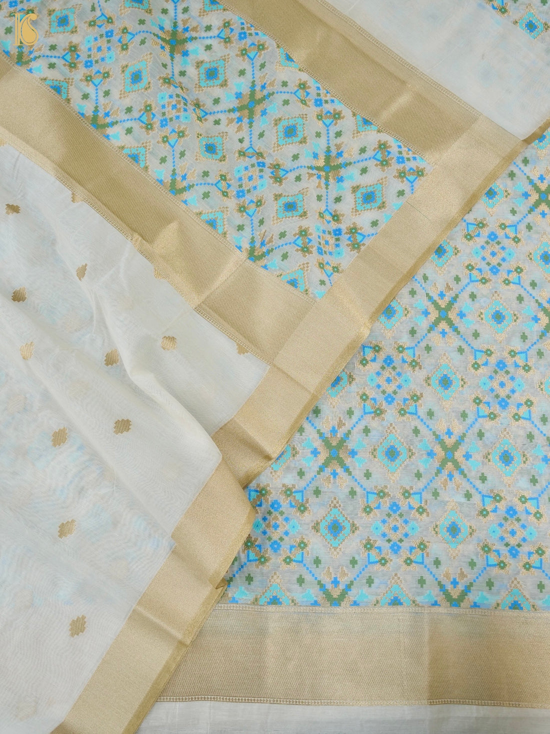 Cotton Silk Meenakari Banarasi Suit Set