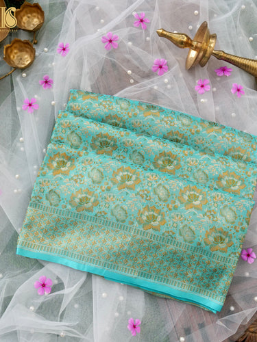 Handloom Banarasi Silk Resham Tanchoi Saree