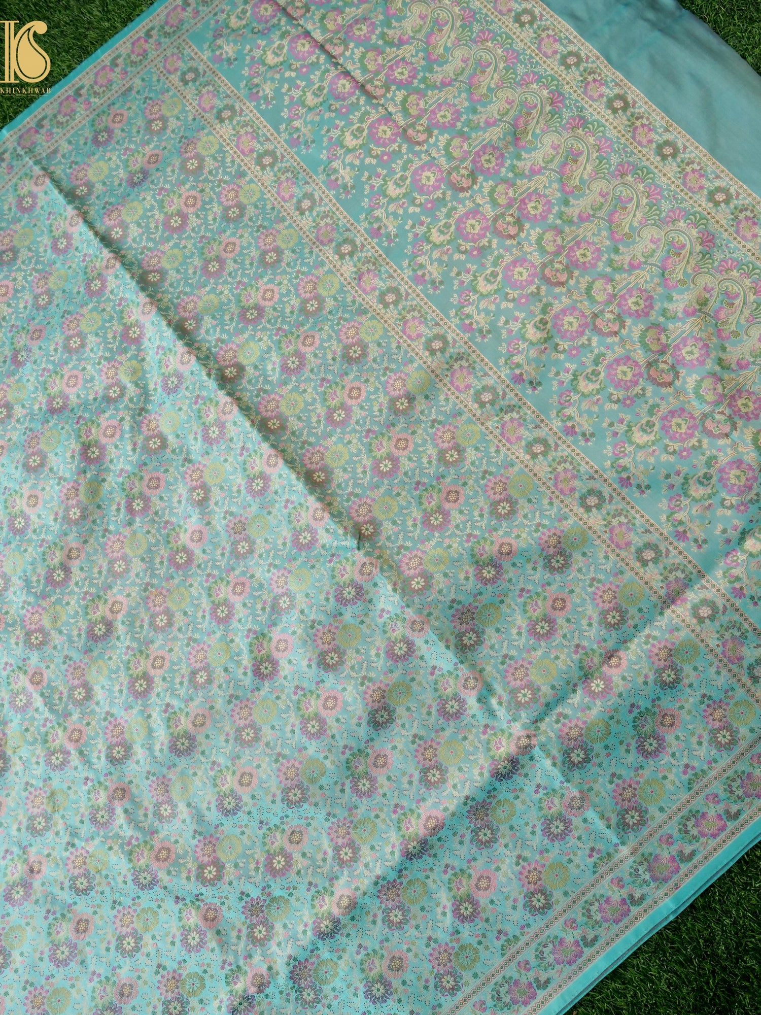 Handloom Banarasi Silk Resham Tanchoi Saree