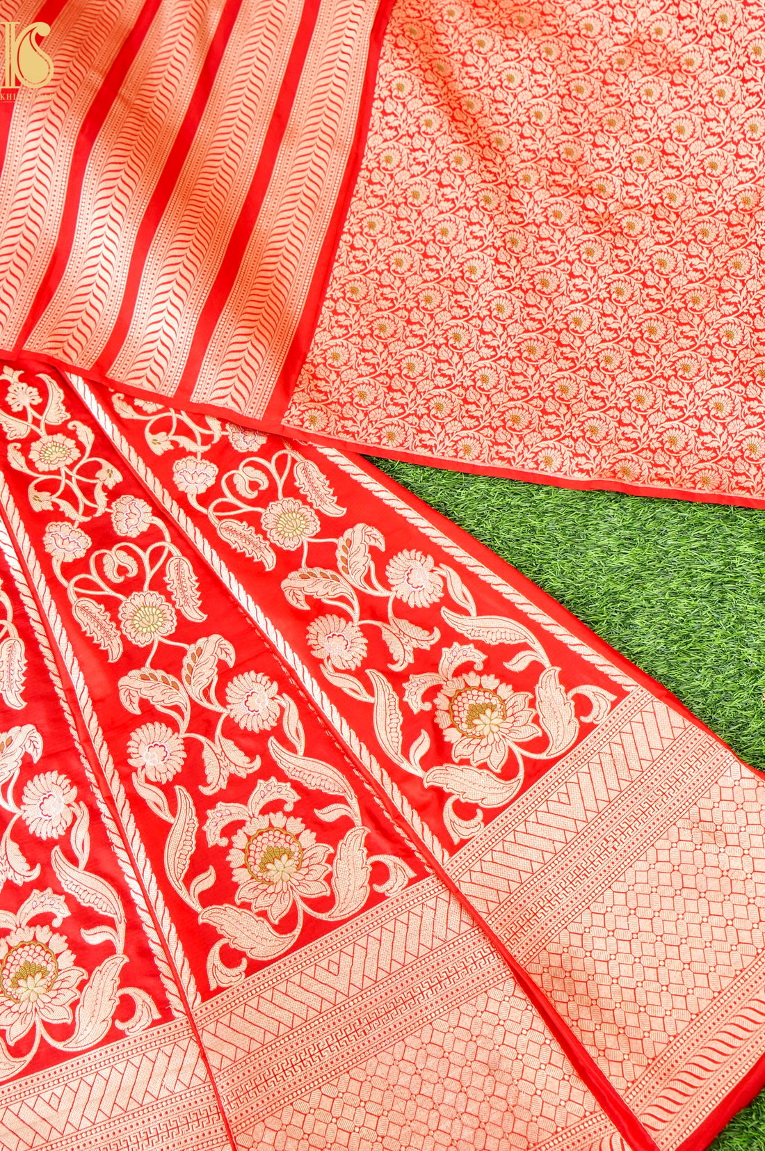 Handloom Banarasi Katan Silk Kalidar Latikaa Lehenga