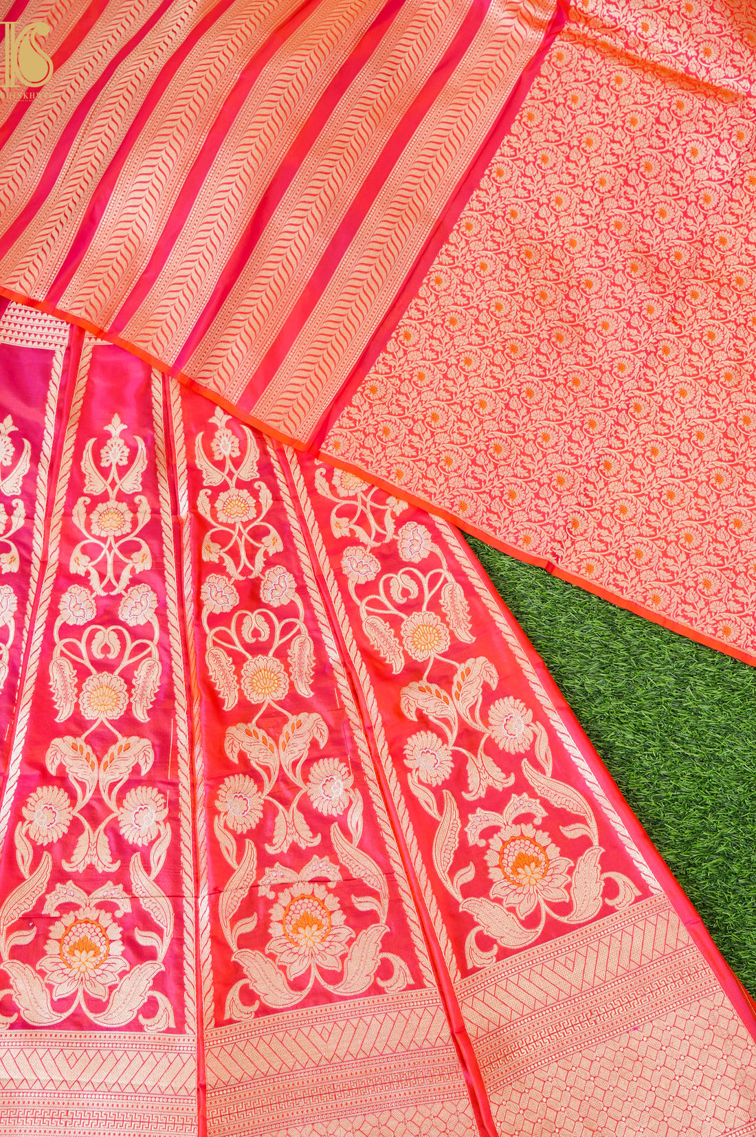 Handloom Banarasi Katan Silk Kalidar Latikaa Lehenga