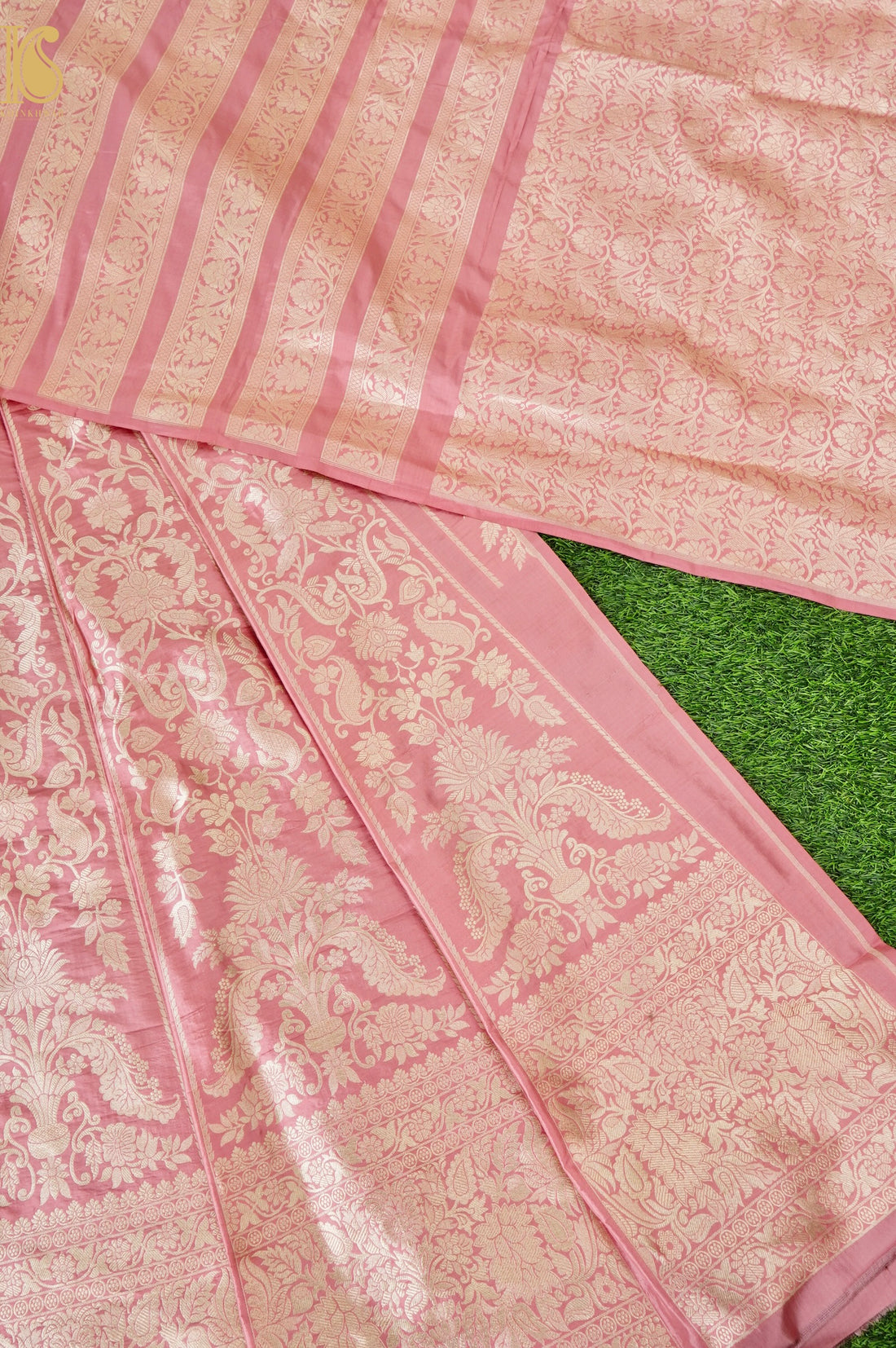 Handloom Banarasi Katan Silk Kalidar Aranya Lehenga