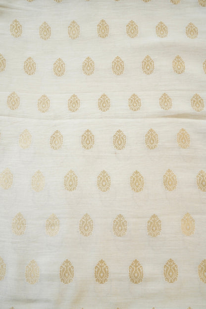 Moonga Silk Handloom Banarasi Dyeable Fabric
