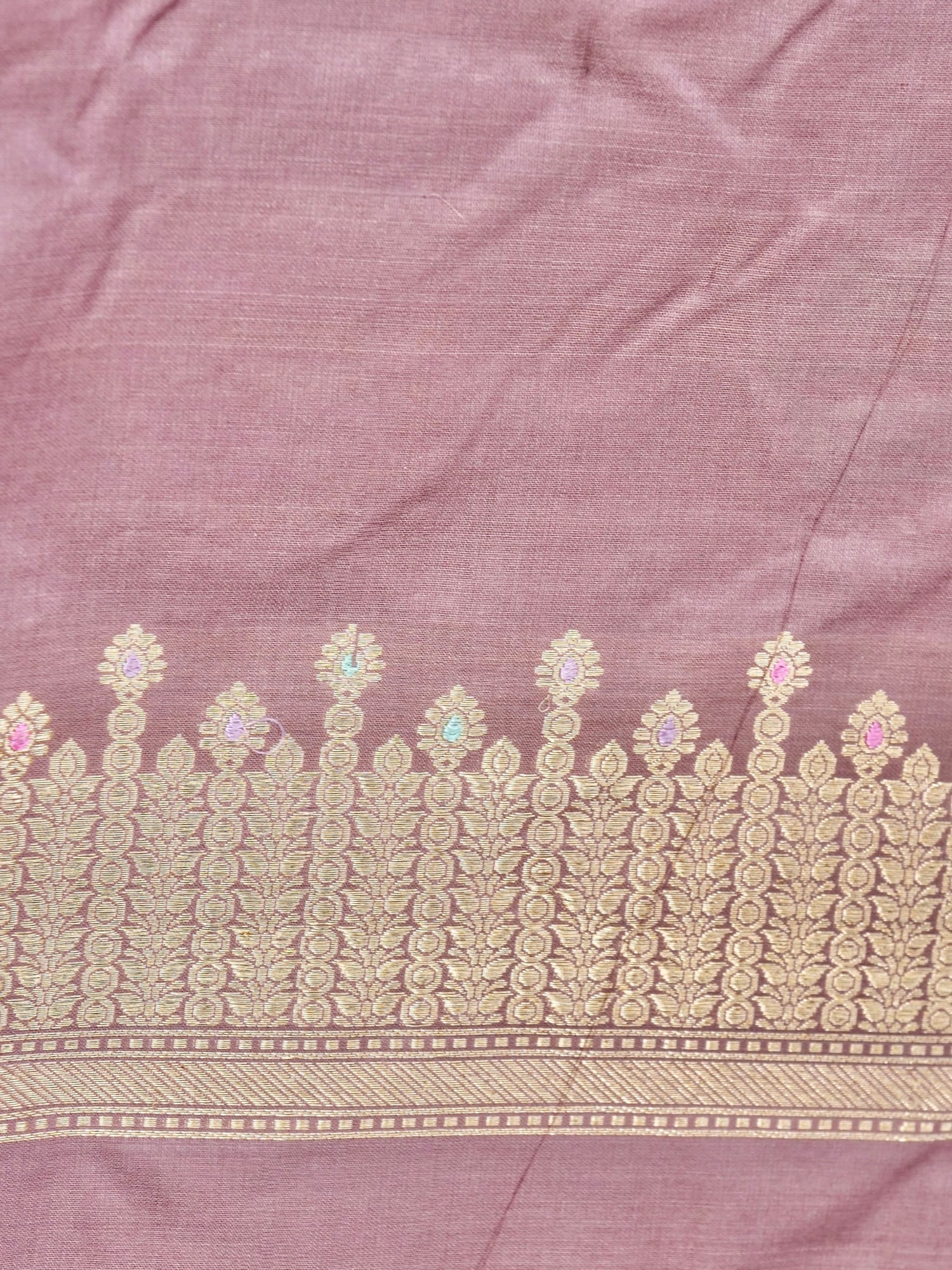 Banarasi Handwoven Katan SIlk Kadwa Mor Saree