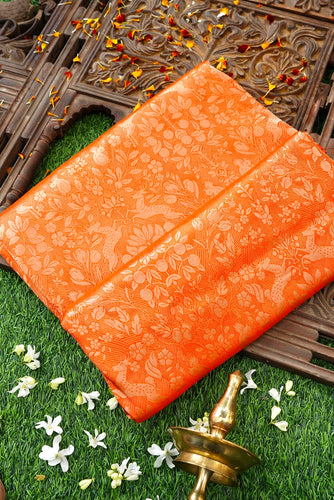 Handloom Banarasi Katan Silk Brocade Shikargah Saree