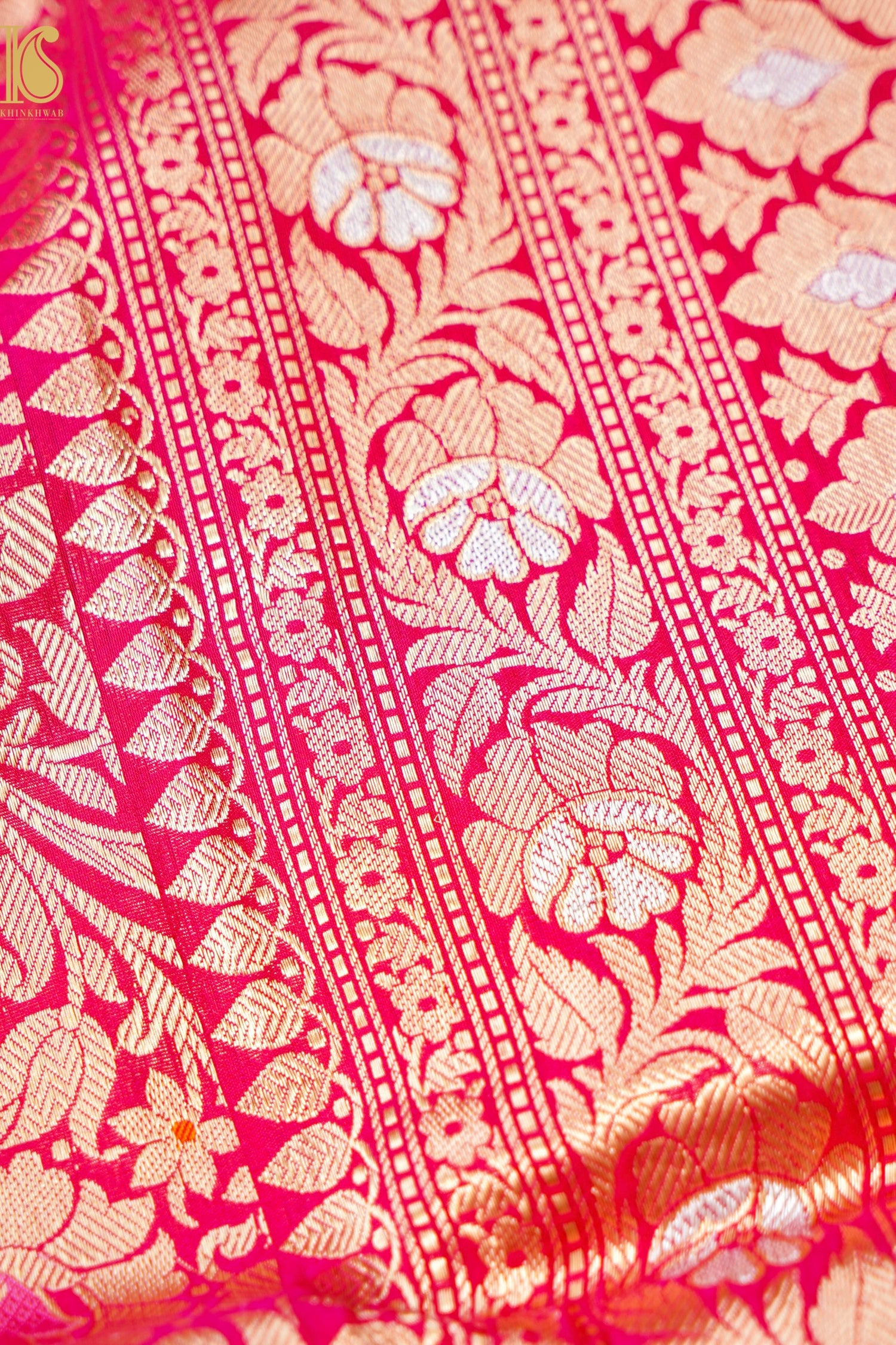 Handloom Banarasi Katan Silk Brocade Meena Saree