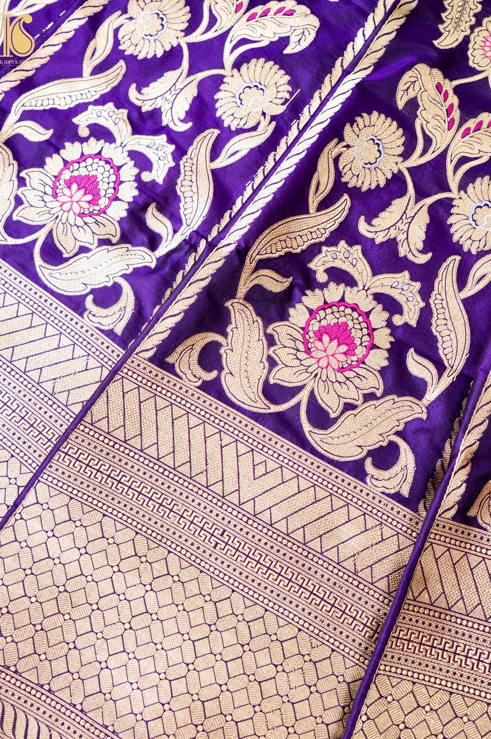 Handloom Banarasi Katan Silk Kalidar Latikaa Lehenga