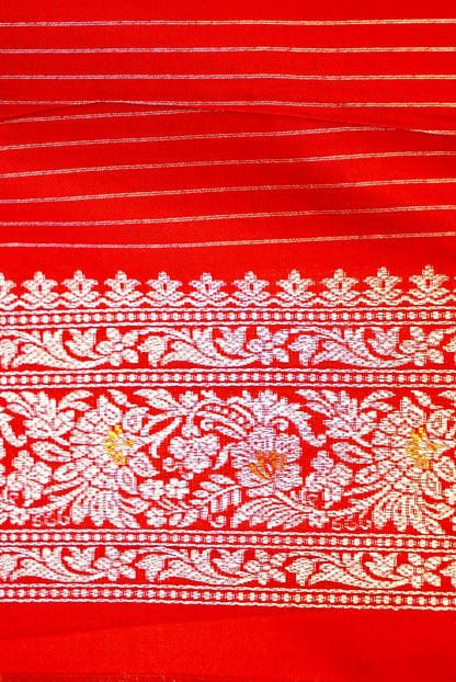 Handloom Banarasi Pure Katan Silk Rangkat Saree