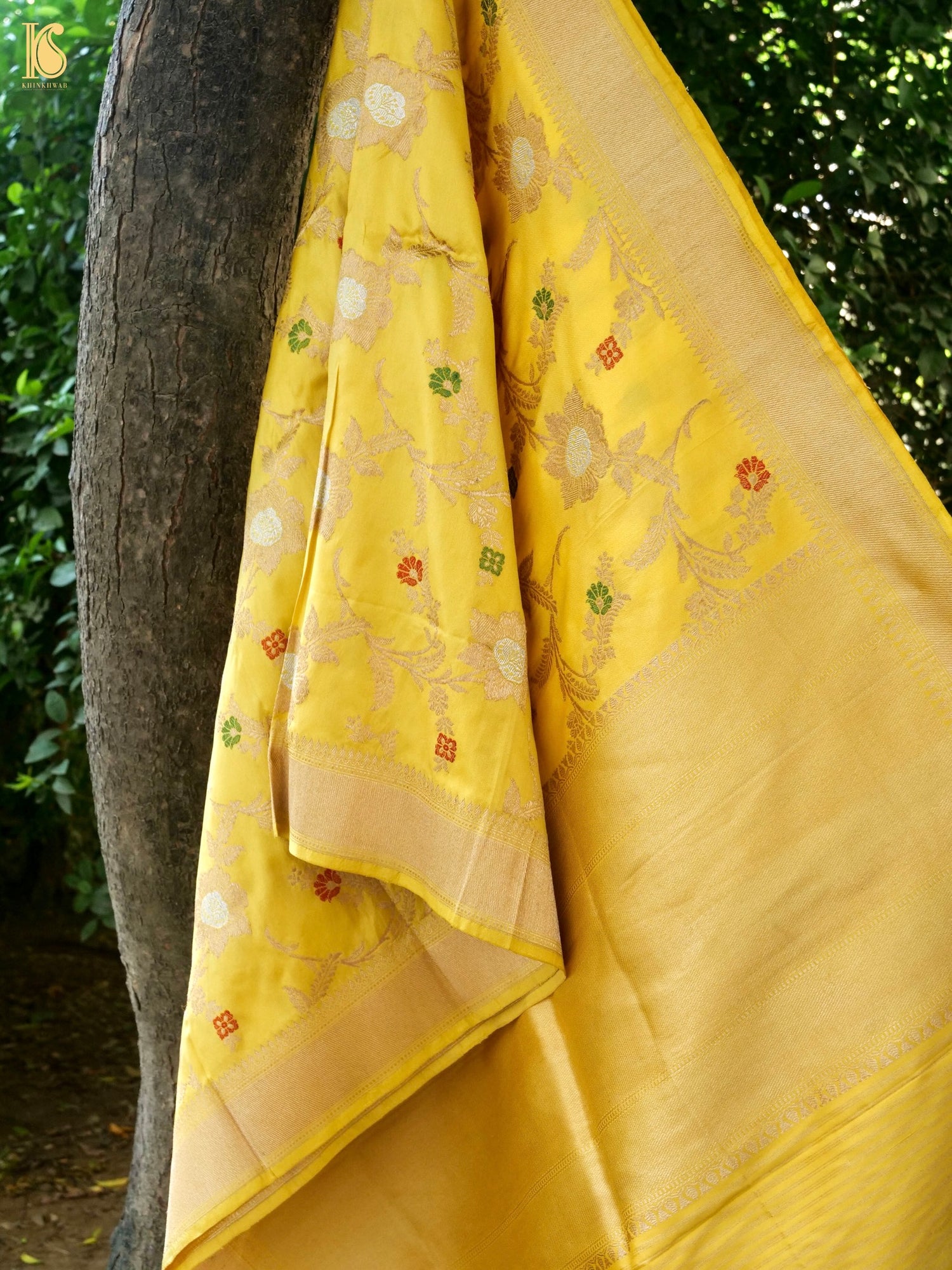 Handloom Banarasi Katan Silk Dupatta