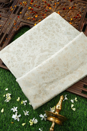 Handloom Banarasi Katan Silk Brocade Shikargah Saree