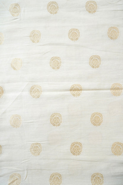 Moonga Silk Handloom Banarasi Dyeable Fabric