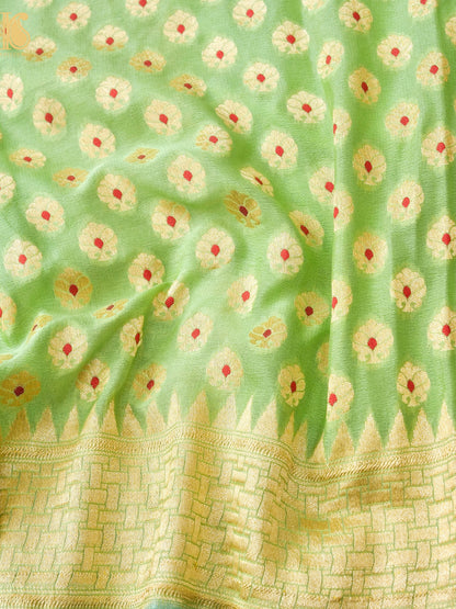 Pure Georgette Banarasi Saree