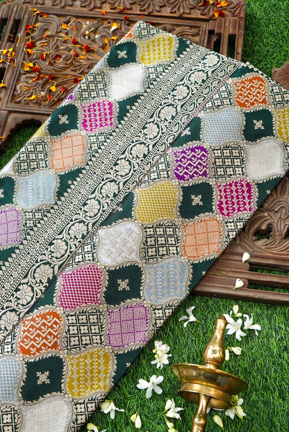 Handloom Banarasi Pure Katan Silk Rangkat Saree