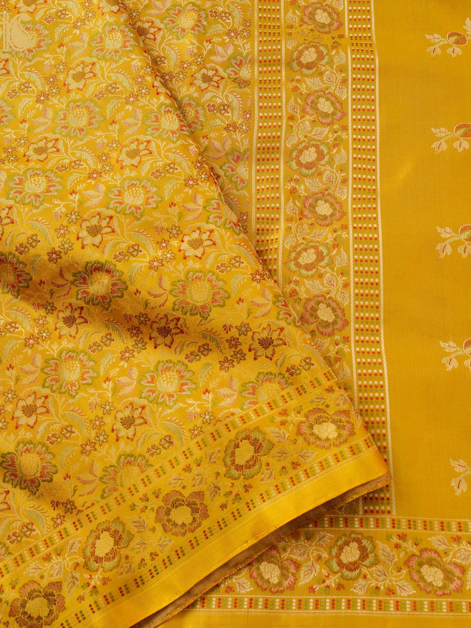Handloom Banarasi Silk Resham Tanchoi Saree