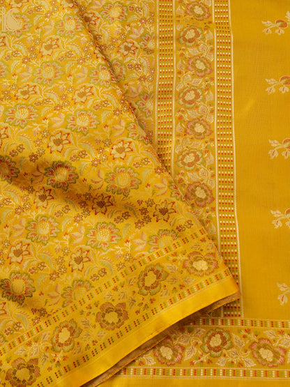 Handloom Banarasi Silk Resham Tanchoi Saree
