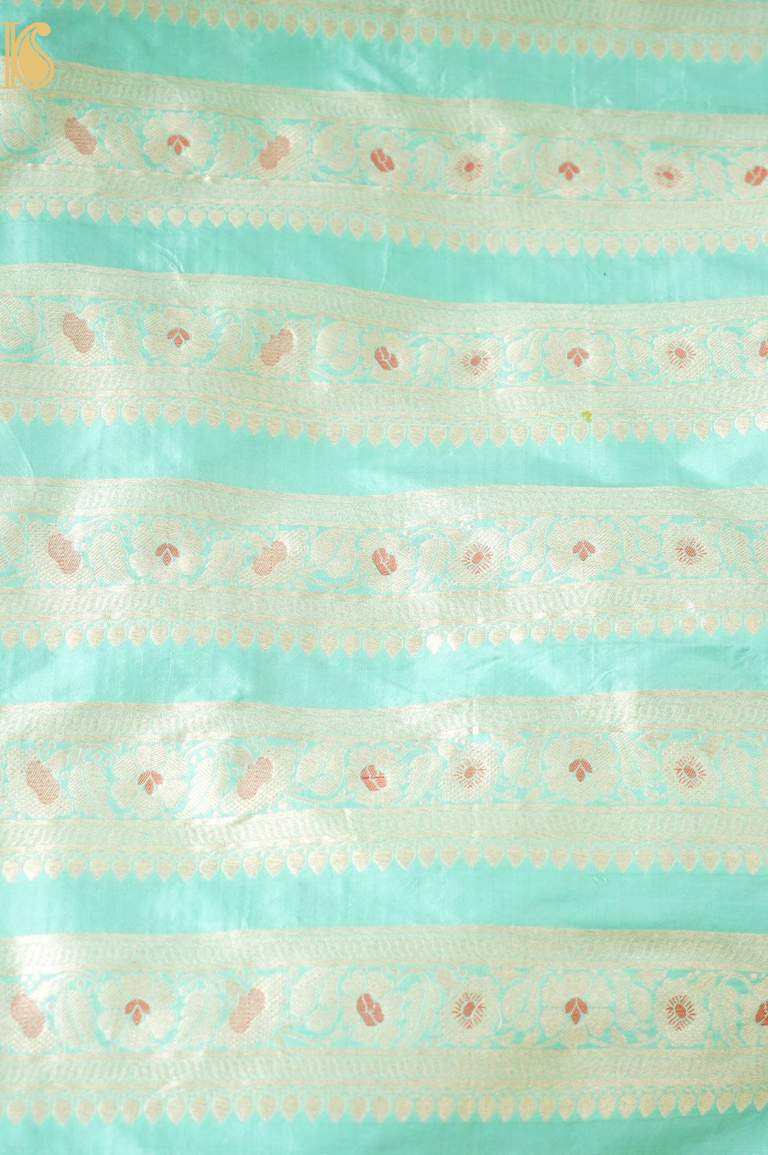 Handloom Banarasi Katan Silk Kalidar Taruja Lehenga