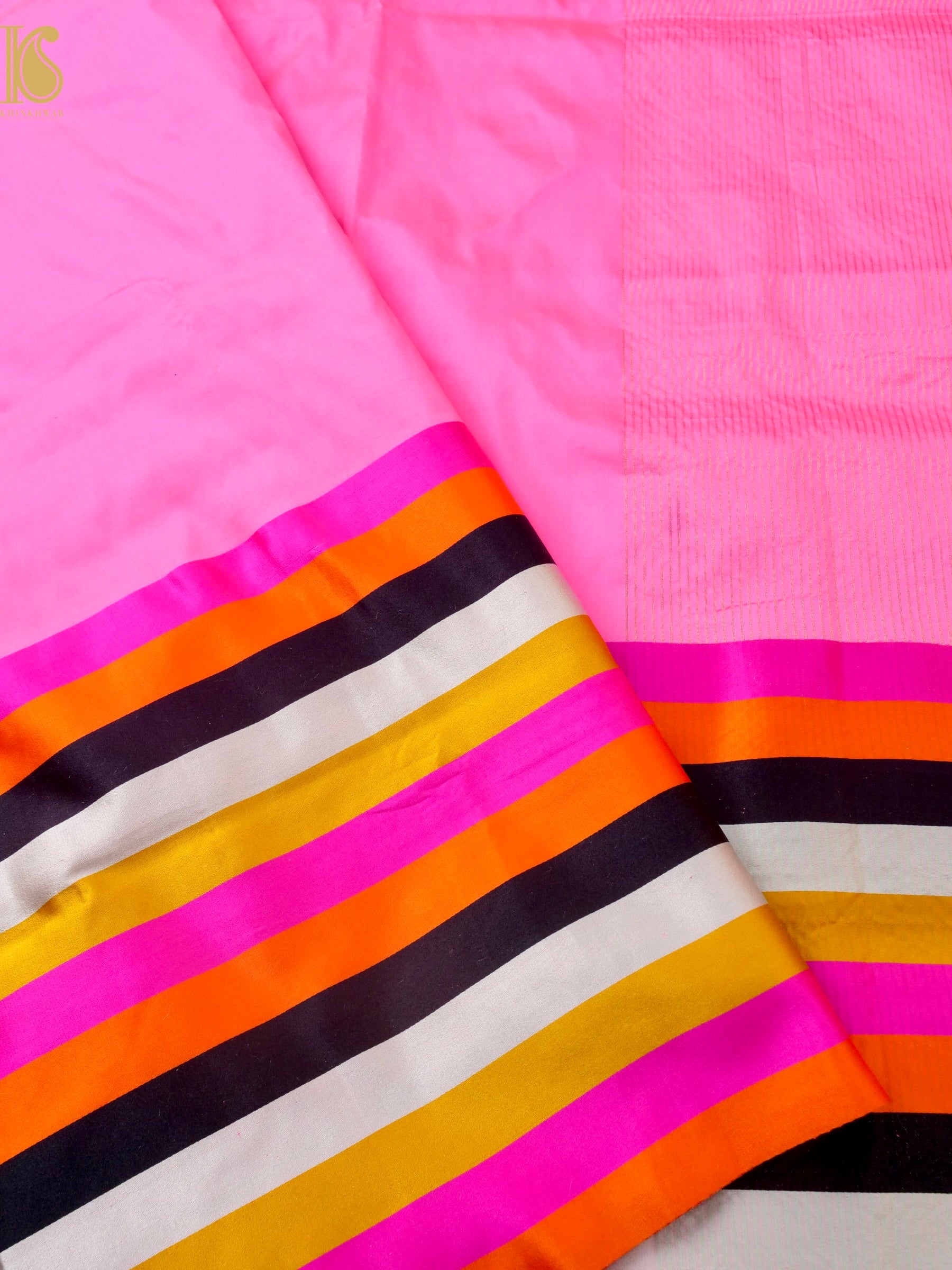 Handwoven Pure Mashru Silk Banarasi Saree