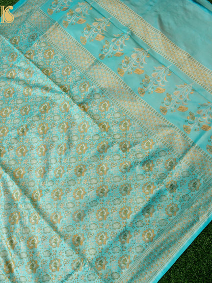 Handloom Banarasi Silk Resham Tanchoi Saree