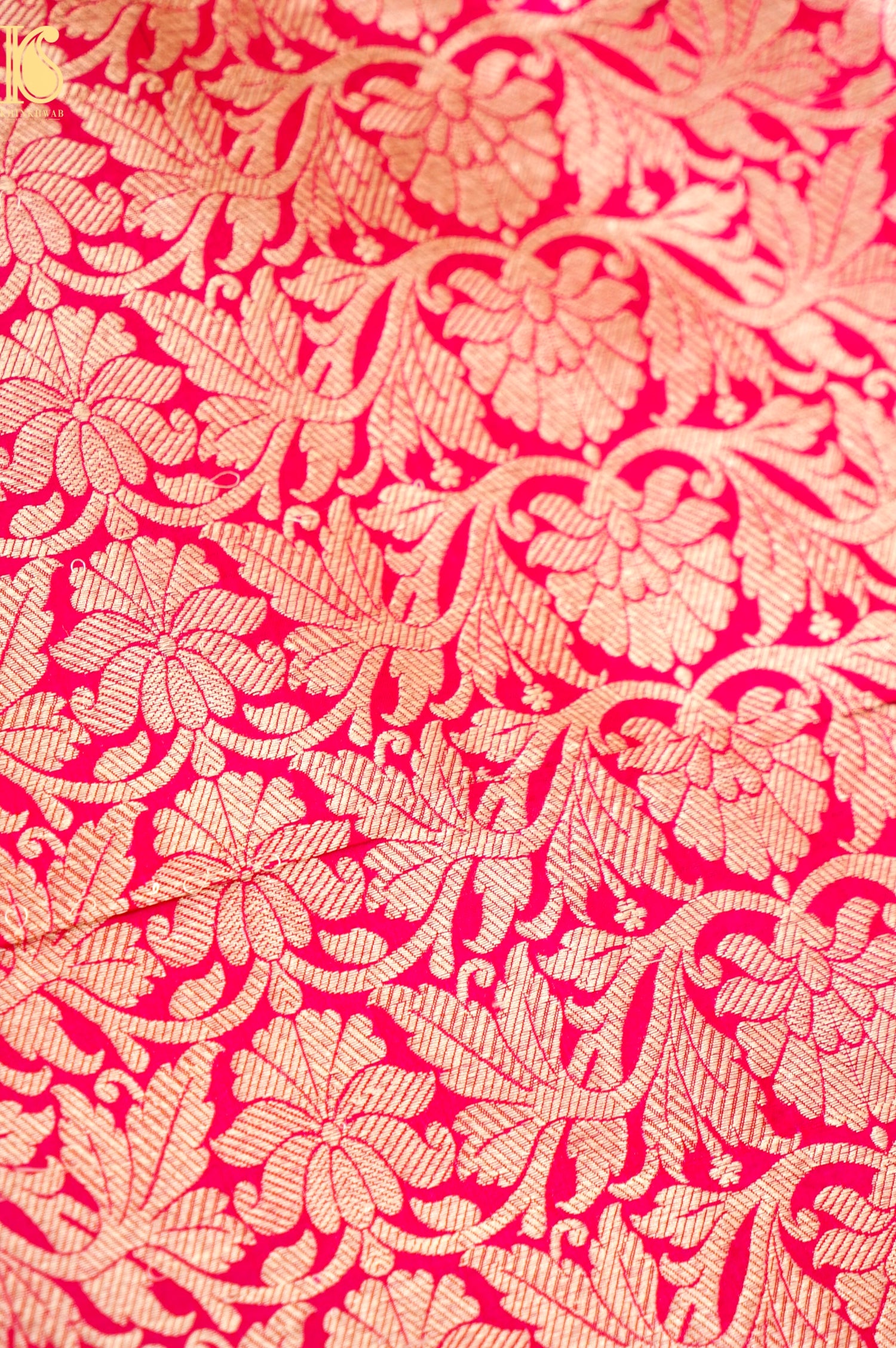 Handloom Banarasi Katan Silk Kalidar Rajrika Lehenga