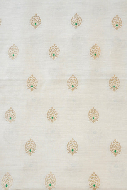 Moonga Silk Handloom Banarasi Dyeable Fabric