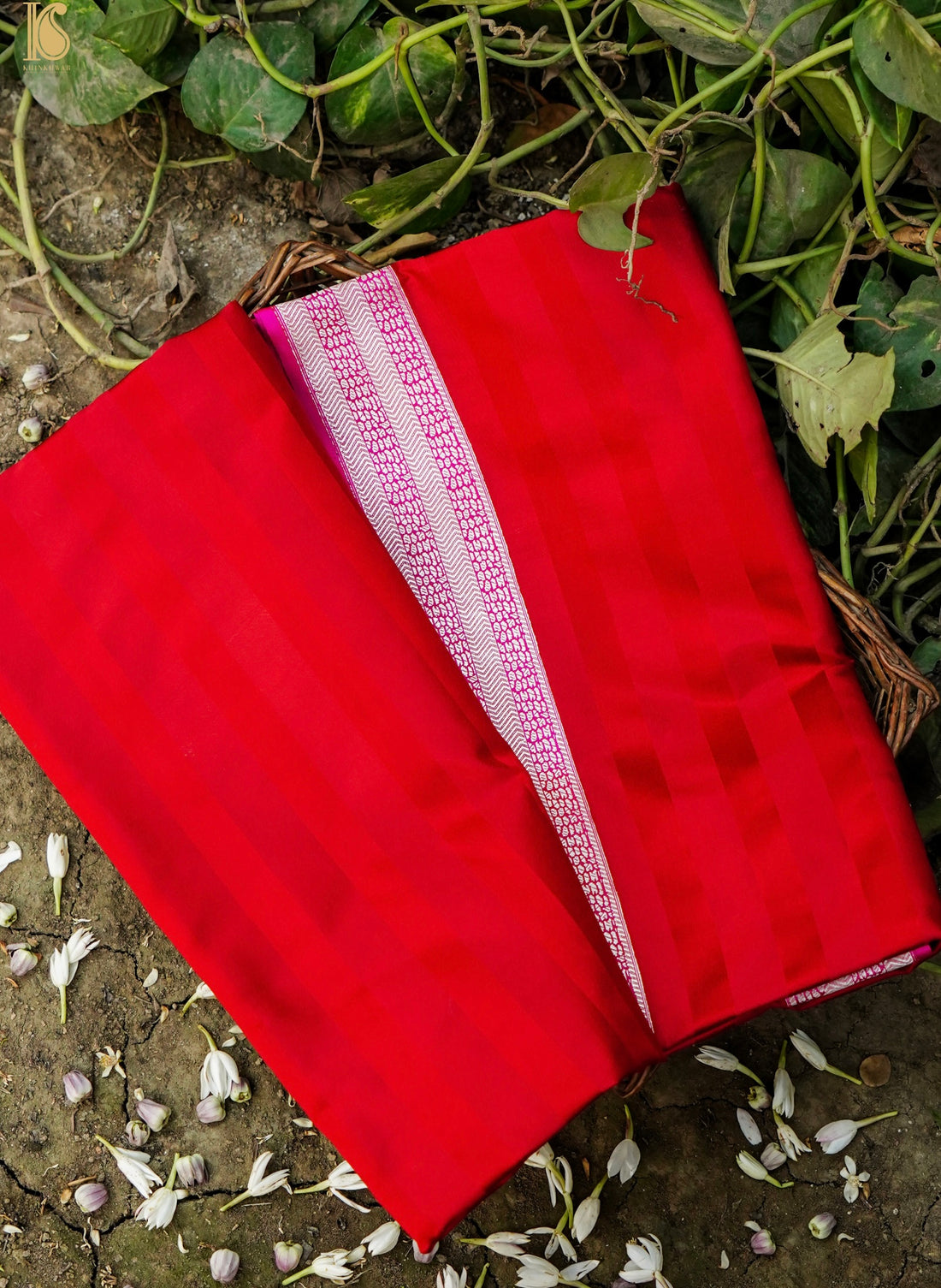 Handwoven Pure Mashru Satin Silk Tanchoi Banarasi Saree