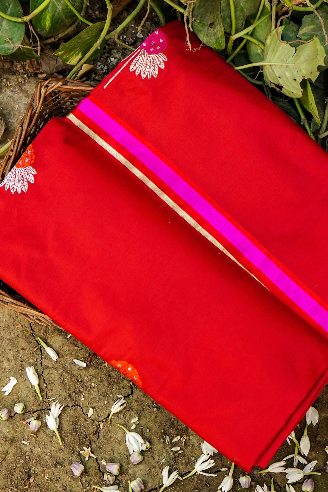 Handwoven Pure Mashru Silk Kadwa Banarasi Saree