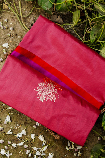 Handwoven Pure Mashru Silk Kadwa Banarasi Saree