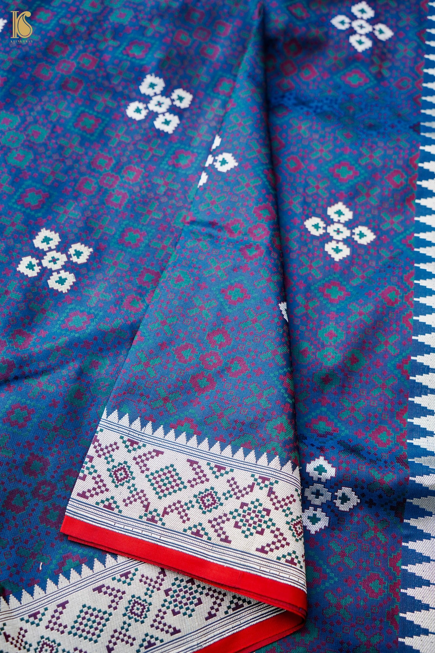 Handwoven Pure Mashru Silk Tanchoi Banarasi Saree