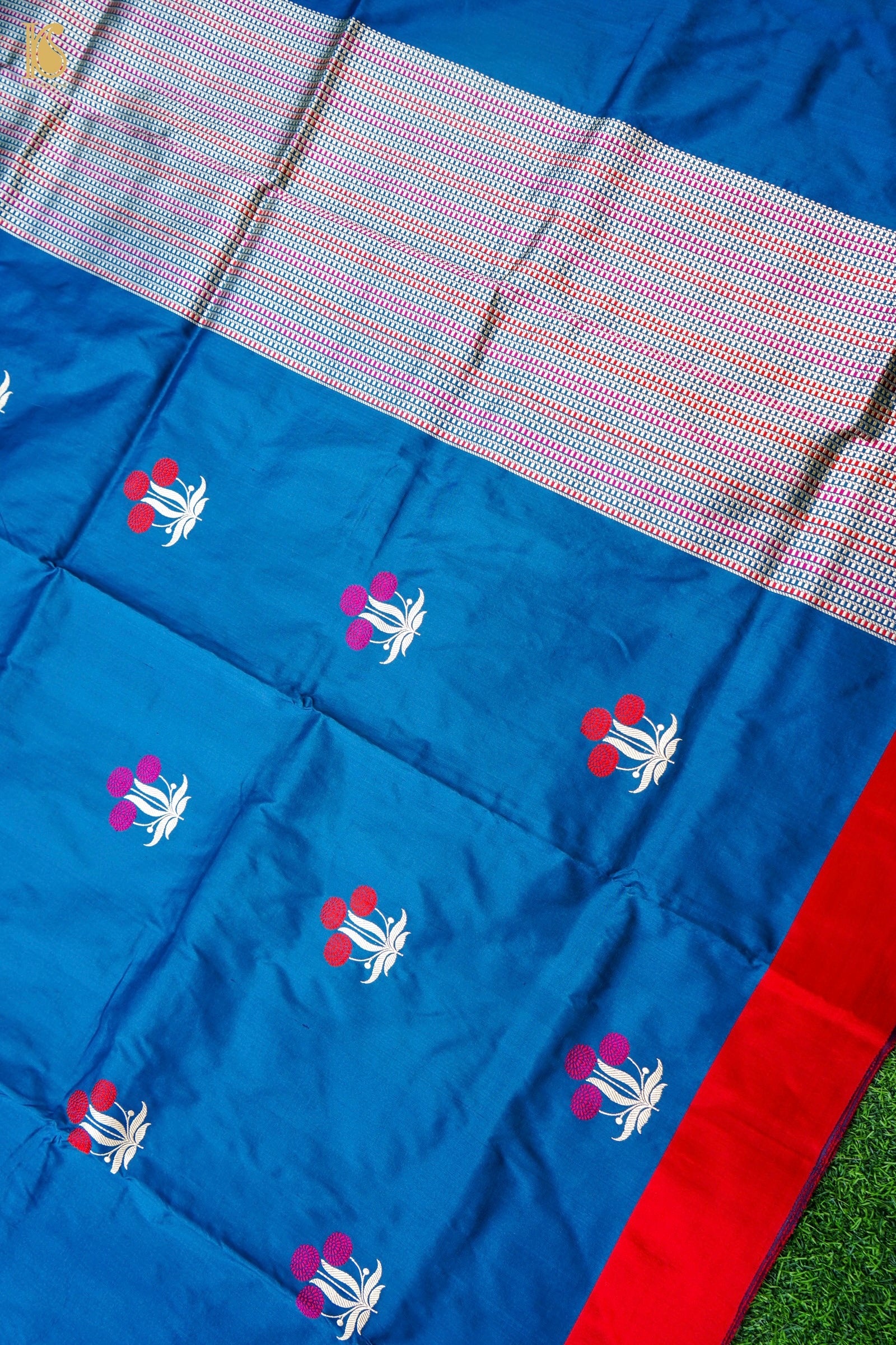 Handwoven Pure Mashru Silk Kadwa Banarasi Saree