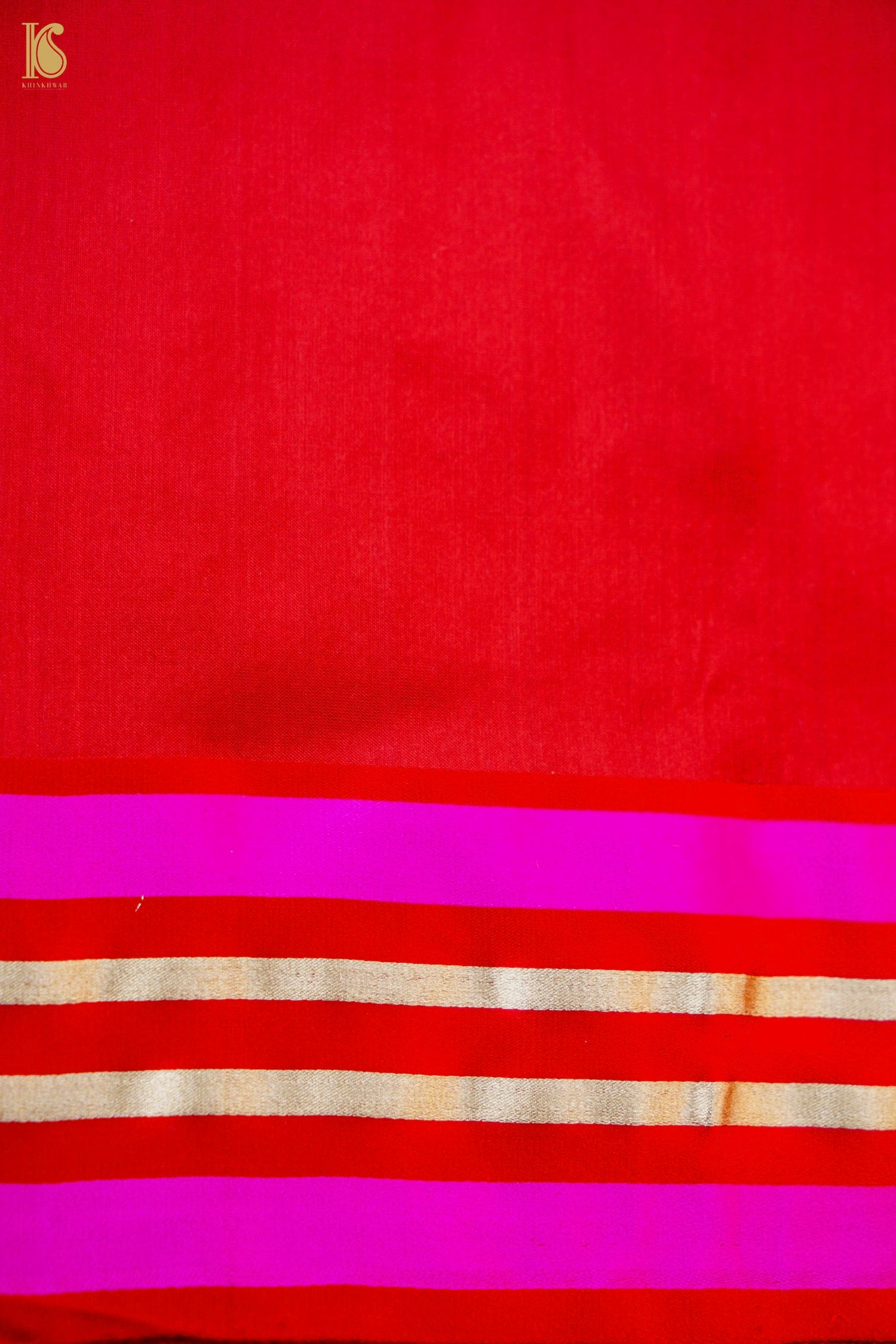 Handwoven Pure Mashru Silk Kadwa Banarasi Saree