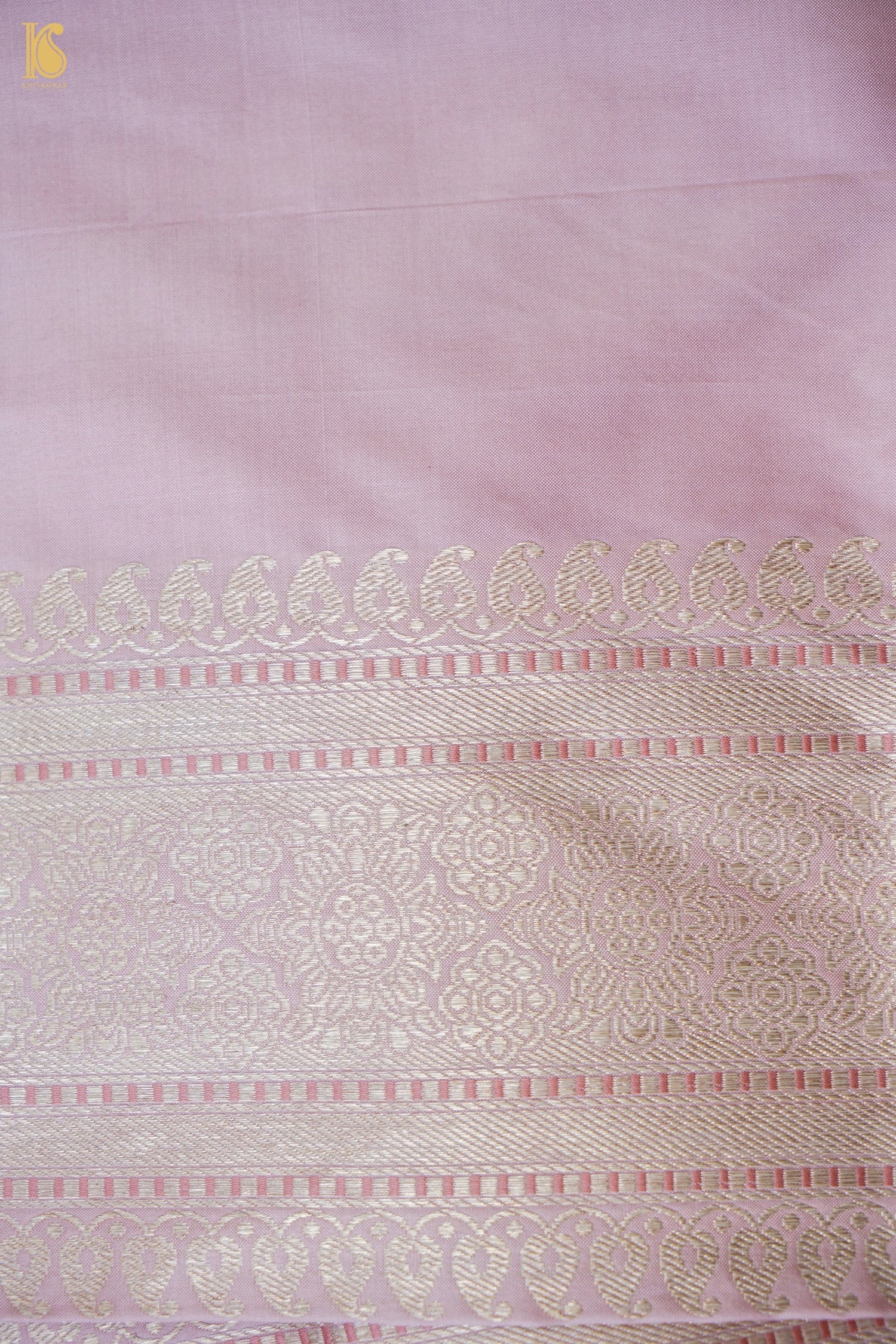 Handloom Banarasi Pure Katan Silk Rangkat Kadwa Saree