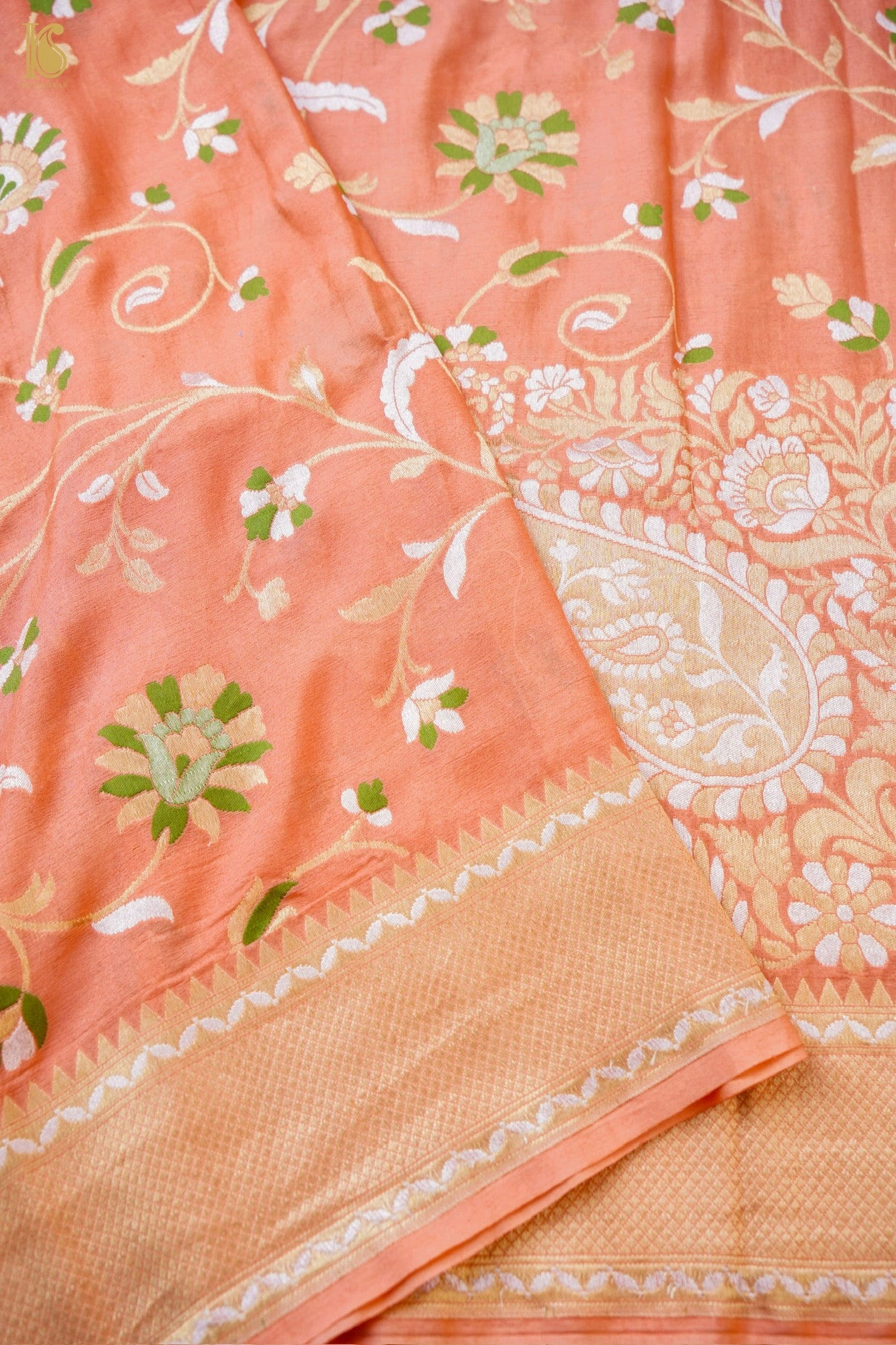 Banarasi Georgette Dupatta with Meenakari